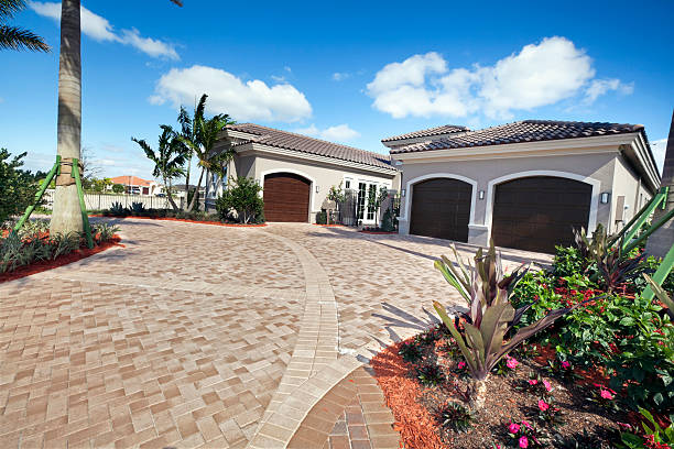 Residential Paver Driveway in Edgecliff Village, TX